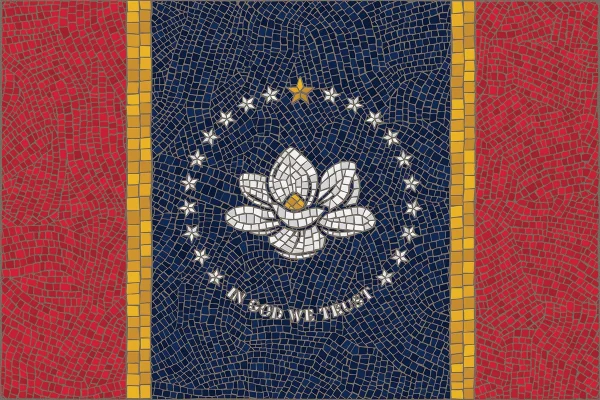 Mississippi Mosaic Flag - Mosaic Flags